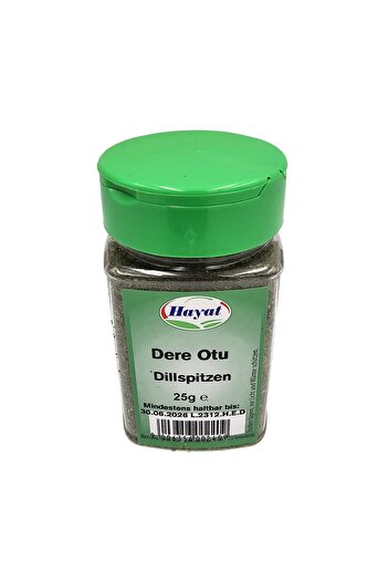 Hayat Ground Dill, Authentic Turkish, Dere Otu, 25 gr, Hayat