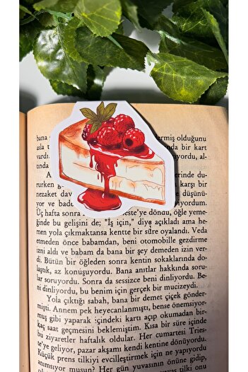 Handeto Kraft Cheescake Themed Magnetic Bookmark Magnet Bookmark
