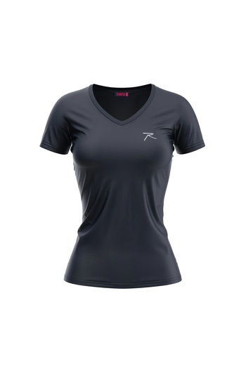raru Γυναικείο T-Shirt MULIER NAVY BLUE 100% βαμβάκι