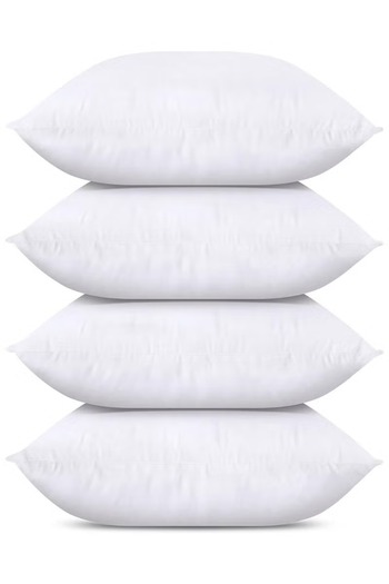 Gerenic 4-piece square pillow filling, size 45 x 45 cm