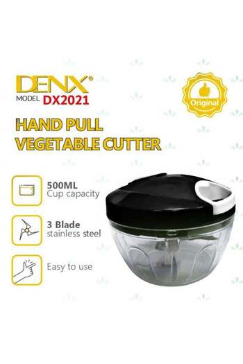 Denx Easy To Use Manual Vegetable Slicer With A 500Ml Bowl