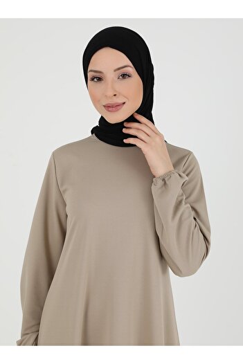 Sayın Tesettür Φόρεμα Livaldi Mink-Making Hijab - Απλό σχέδιο