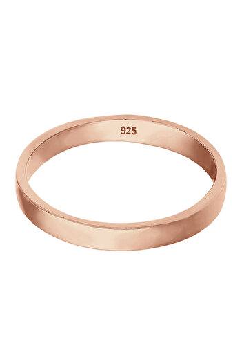 ELLI Inel de logodnă pentru femei, simplu și elegant, din argint 925