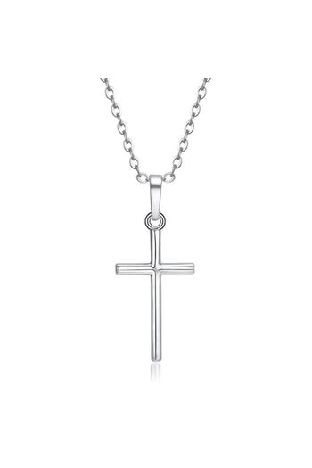 REDz Accessories Lanț Cruciulita, Femei, Minimalist, Oțel inoxidabil, Argint