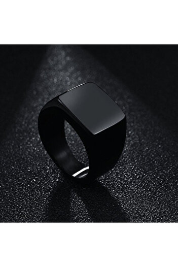 REDz Accessories Inel Ghiul, Barbati, Design Minimalist, Negru