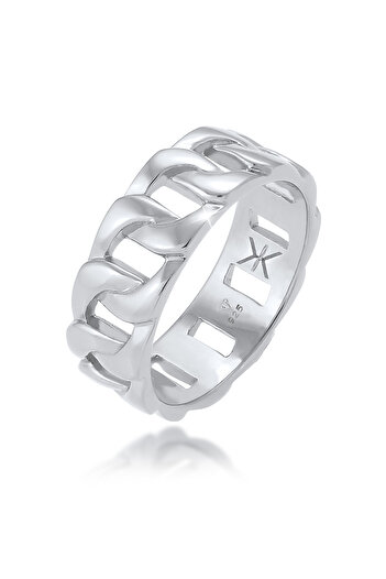 KUZZOI Ring Herren Statement Chunky Massiv Trend in 925 Sterling Silber