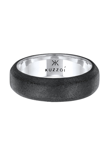KUZZOI Ring Herrenband massiv aus 925 Sterling Silber