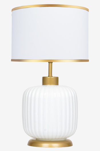 MINIMAL ETICARET VE BILGI TEKNOLOJILERI Intense White Gold - White - Glass Lampshade
