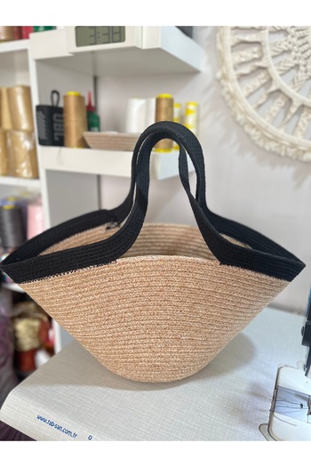 Bohemahomedecor Ψάθινη casual τσάντα παραλίας Τσάντα ώμου Τσάντα clutch