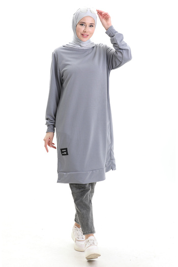 sefamerve Coat of Arms Tunic 0012-06 Gray