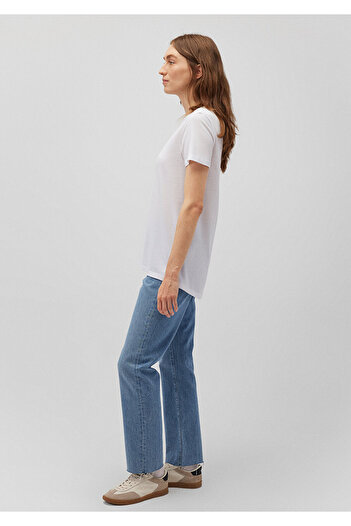 Mavi Λευκό μπλουζάκι Basic Regular Fit / Normal Cut 1611648-620