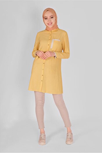 Alvina Size Button Tunic 41565