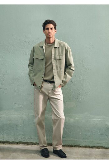 Mavi Mitte Street Ecru Canvas Jean Trousers 0010101 -86742
