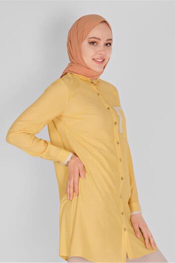 Alvina Size Button Tunic 41565