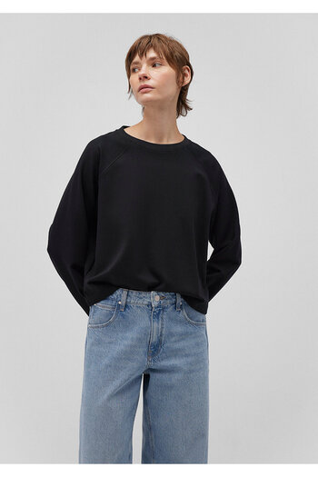 Mavi Black Crew Neck Sweatshirt - 1S10150-900