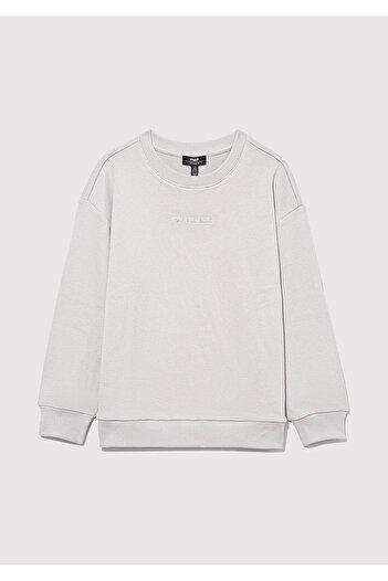 Mavi Gray Organic Cotton Sweatshirt - Basic Model 6s10043-70075