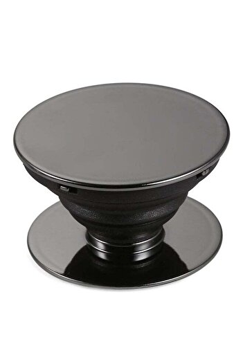 Generic Pop Socket With Stand For Smartphones Black