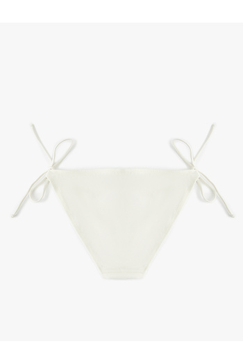 Koton Drawstring Bikini Bottom with Sides