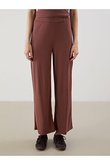 LC Waikiki Lcwaikiki Classic Elastic Waist Wide Leg Women's Trousers (S5)