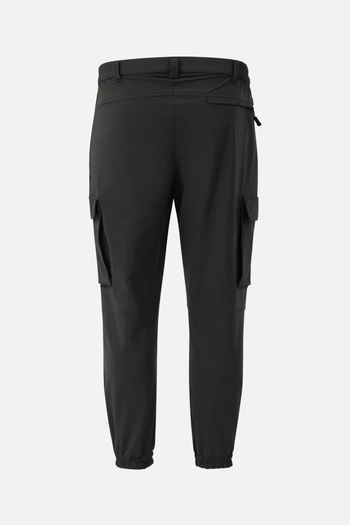 Vaneda V-Clutch Jogger Dar Paça Siyah Düğmeli Pantolon