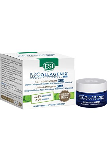 Biocollagenix Anti-Aging Cream Plus with Marine Collagen, Hyaluronic Acid & Replexium