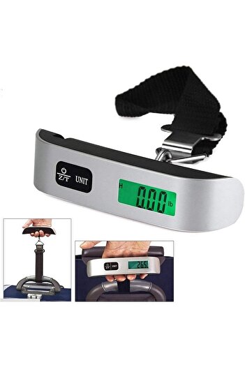 Other Digital Hanging Luggage Scale - Portable Handheld Travel Scale with LCD Screen 50kg / 110lb