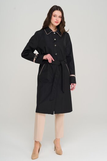 Olcay Large Size Trench Coat - Sıvır 4303 Column