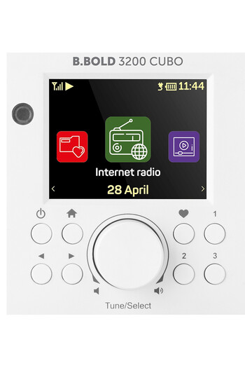 ECG Internet radio B.BOLD 3200 Cubo, FM, Bluetooth, Li-Ion 3,7V/2000 mAh, 3W RSM, telecomanda