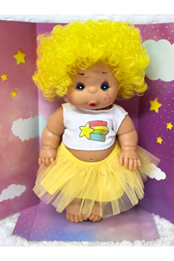 Sunman Dollz'n More Afro Şirin Kokulu Işıltılı Et bebek 25cm