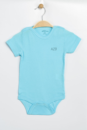 Aziz Bebe Baby Boy Girl 100% Cotton Bodysuit & Bodysuit with Snap Fasteners