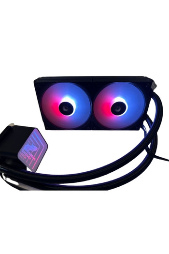 MEGALODON Argb Tr240 Liquid Cooler 2X12Cm Fan High Performance Processor Cooler Liquid Cooling