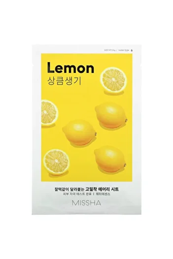 Missha Airy Fit Sheet Mask Lemon, 19g
