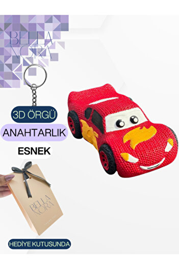 Bellanora Knitted Keychain Loved Animation Cartoon Character Amigurumi Bag Ornament in Special Gift Box