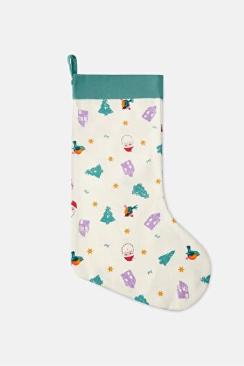 Tchibo Christmas Stocking, Cream