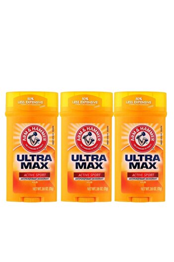 Arm&Hammer 3-Piece Arm & Hammer Ultra Max Antiperspirant Deodorant Active Sport 73g