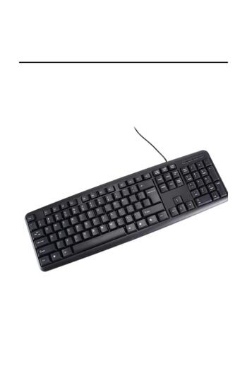 OEM Classic Wired Usb Keyboard With 104 Keys – Fast And Comfortable Performance For Office, Black