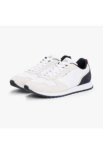 Tommy Hilfiger New Runner Eva Mix Erkek Beyaz Sneaker