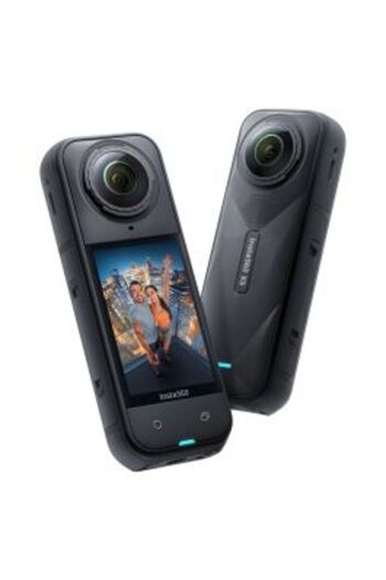 Insta360 X5 8K30fps Action Camera | 360° Video | Dual 1/1.28" Sensors | 360° Capture | Up to 3 Hou