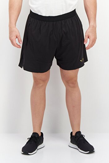 Puma Men Sportswear Fit Brand Logo Training Shorts, Black