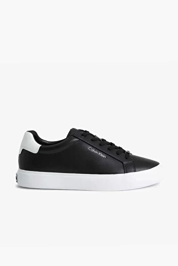 Calvin Klein Calvin Klein Women Black / White Low Top Vulc Lace Up Sneakers