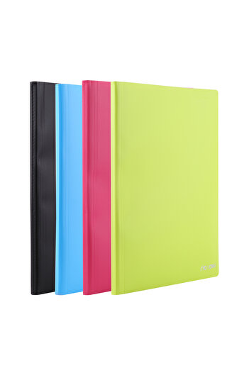 Deli Presentation Folder 40 Sheets Flexible Cover Neon Colors Deli