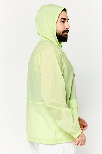adidas Men Sportswear Fit Long Sleeve Training Jacket, Lime Green