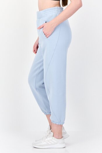 adidas Women Sportswear Fit Embroidered Logo Outdoor Sweatpants, Pale Blue