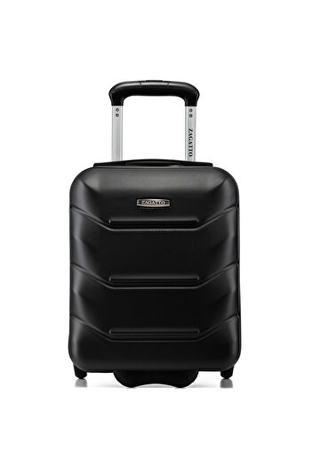 zagatto Troler Cabina, Negru, 40x30x20 cm, Troller, Bagaj de mana avion, Wizz Air/ Ryanair, ABS, ZG507
