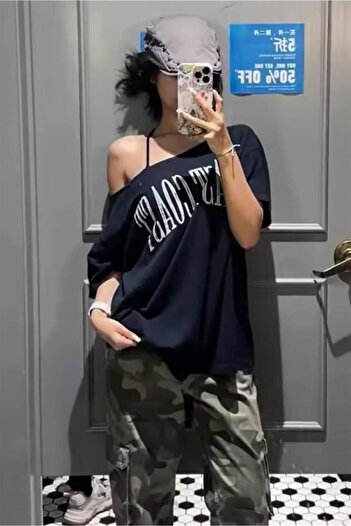 Karakedi Μπλουζάκι με κοντό μανίκι Navy Blue East Coast