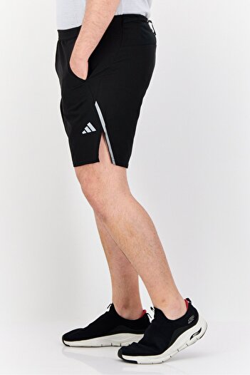 adidas Men Slim Fit 7 Inseam Running Shorts, Black