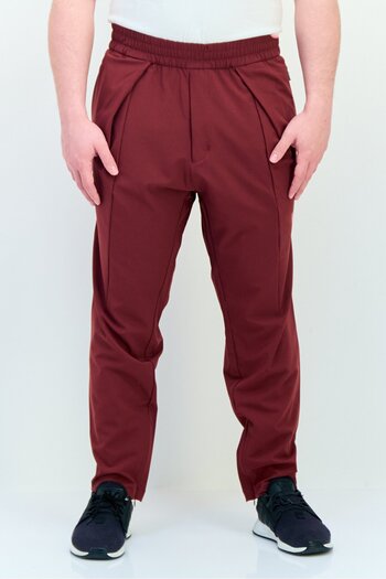 adidas Men Sportswear Fit Outdoors Sweatpants, Maroon