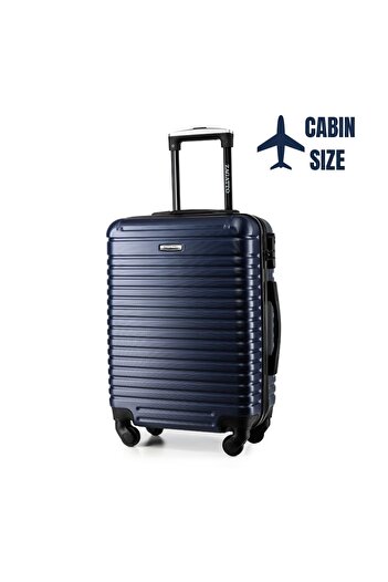 zagatto Troler Cabina, Albastru, 55x40x20cm, troller, Bagaj de mana, Valiza Cabina, 4 Roti, Cifru,ABS,ZG506