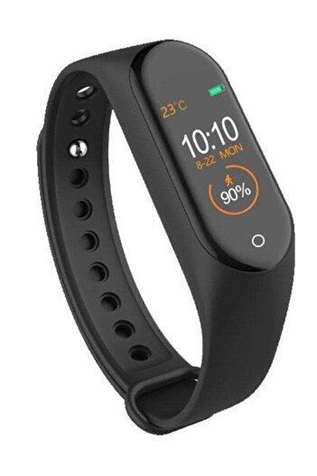 Generic M4 Heart Rate Monitor Sports Fitness Tracker Black
