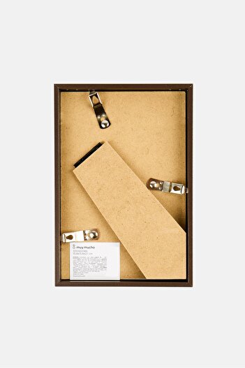 Muy Mucho Metal Standing Glass Photo Frame
